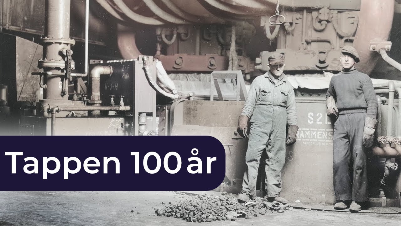 100 år siden første tapp - smelteverket i Sauda