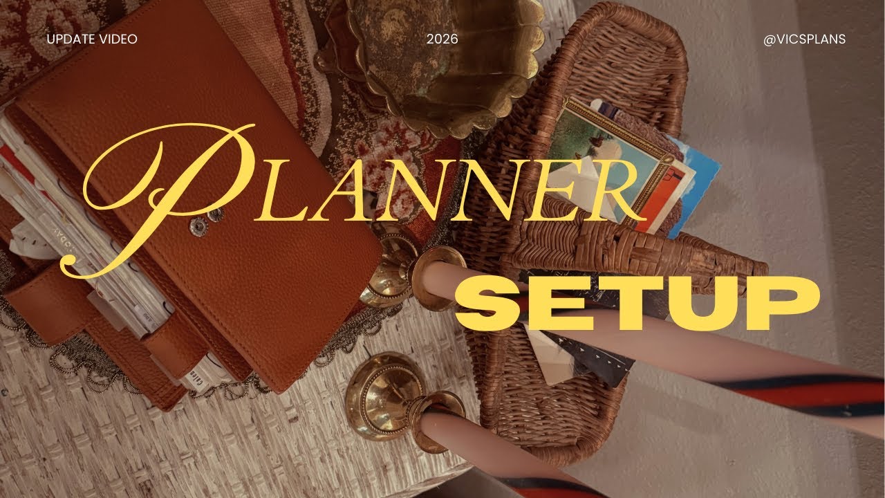 2026 Planner Setup & Life Update