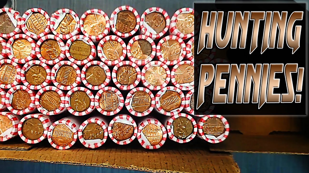 Coin Roll Hunting Pennies!  How many Wheat Cents can we find?