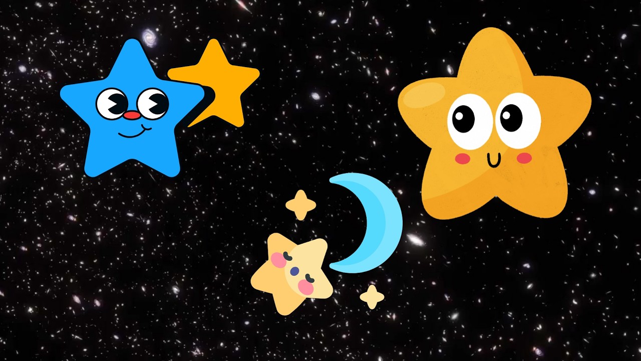 Twinkle Twinkle Little Star ⭐🌌 | Calm Nursery Rhyme for Babies & Toddlers | Sweet Bedtime Lullaby