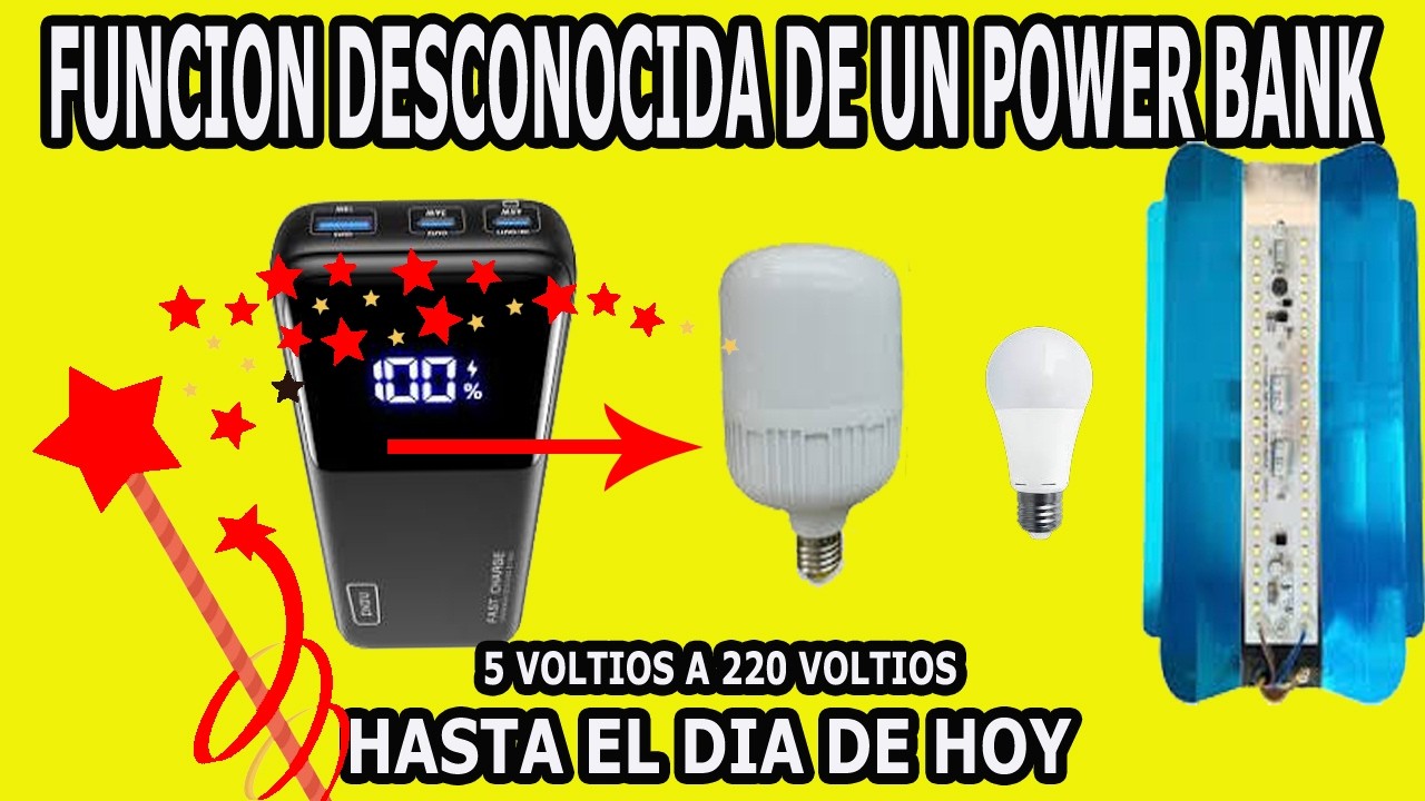Funcion Desconocida de los Power Bank hasta el dia de hoy