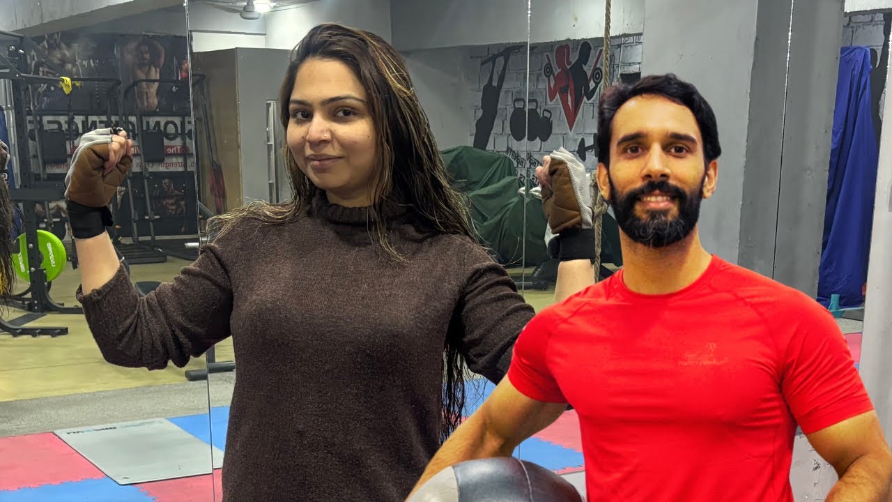 Fitness Girl CrossFit Workout 💪 | 4 Rounds Fat Burn with Coach Fahad 🔥