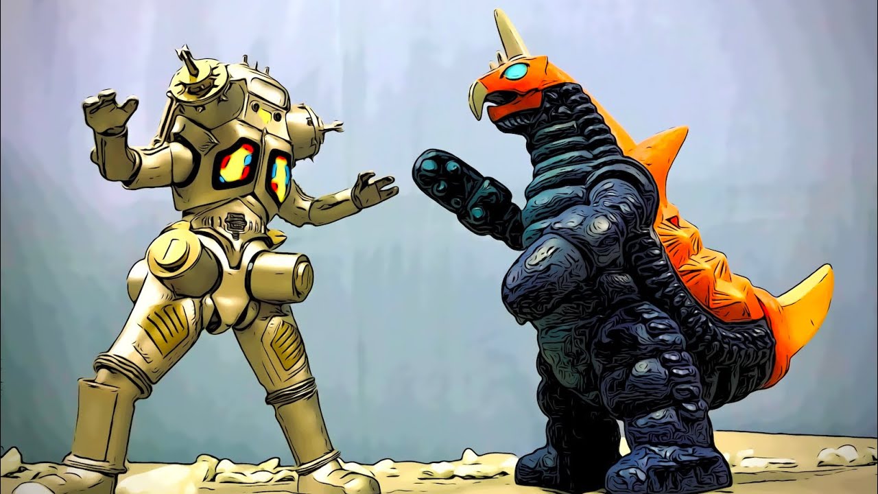 キングジョーvsバキシム Mega Monster Battle #6: King Joe vs Vakishim | Ultraman Stop Motion | LJPL Animation