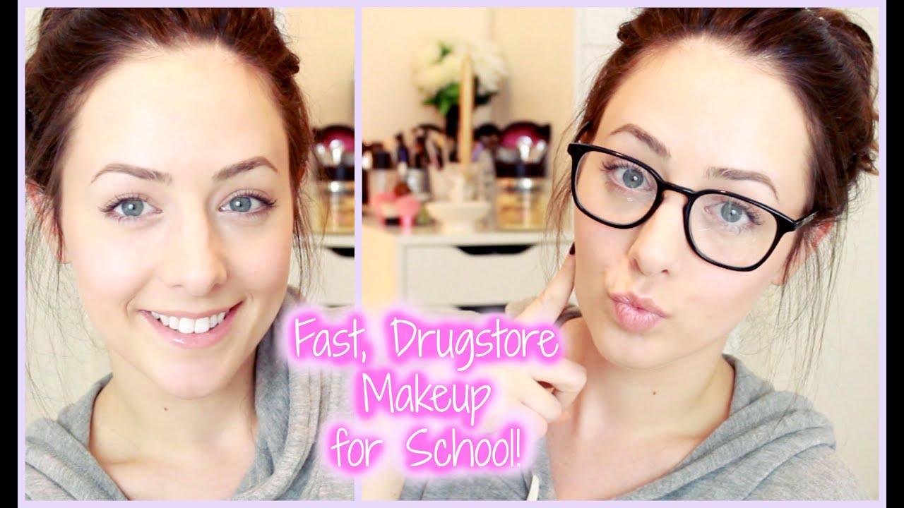 Fast Drugstore Makeup for School! | GettingPretty