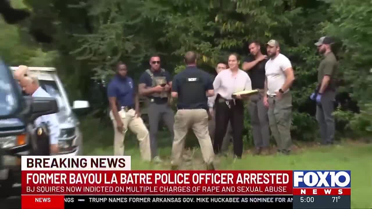 Former Bayou La Batre police officer indicted on child rape charges by Mobile County grand jury