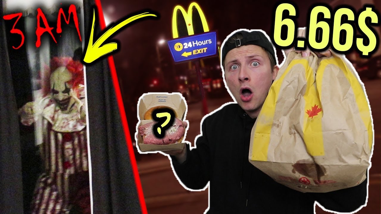 *SCARY* DONT SPEND 6.66$ AT MCDONALDS AT 3 AM!!! (SOMETHING IS WRONG WITH MY BURGER!)