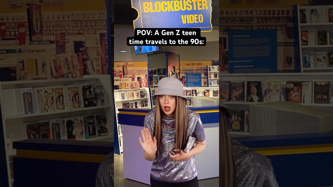 POV: A Gen Z teen time travels to the #90s. #nostalgia #90skids #genz
