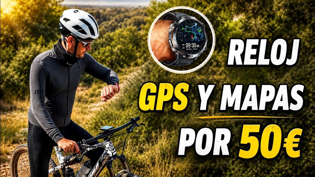 ¿Un reloj con GPS y mapas por solo 50€? | KKTICK TANK 5