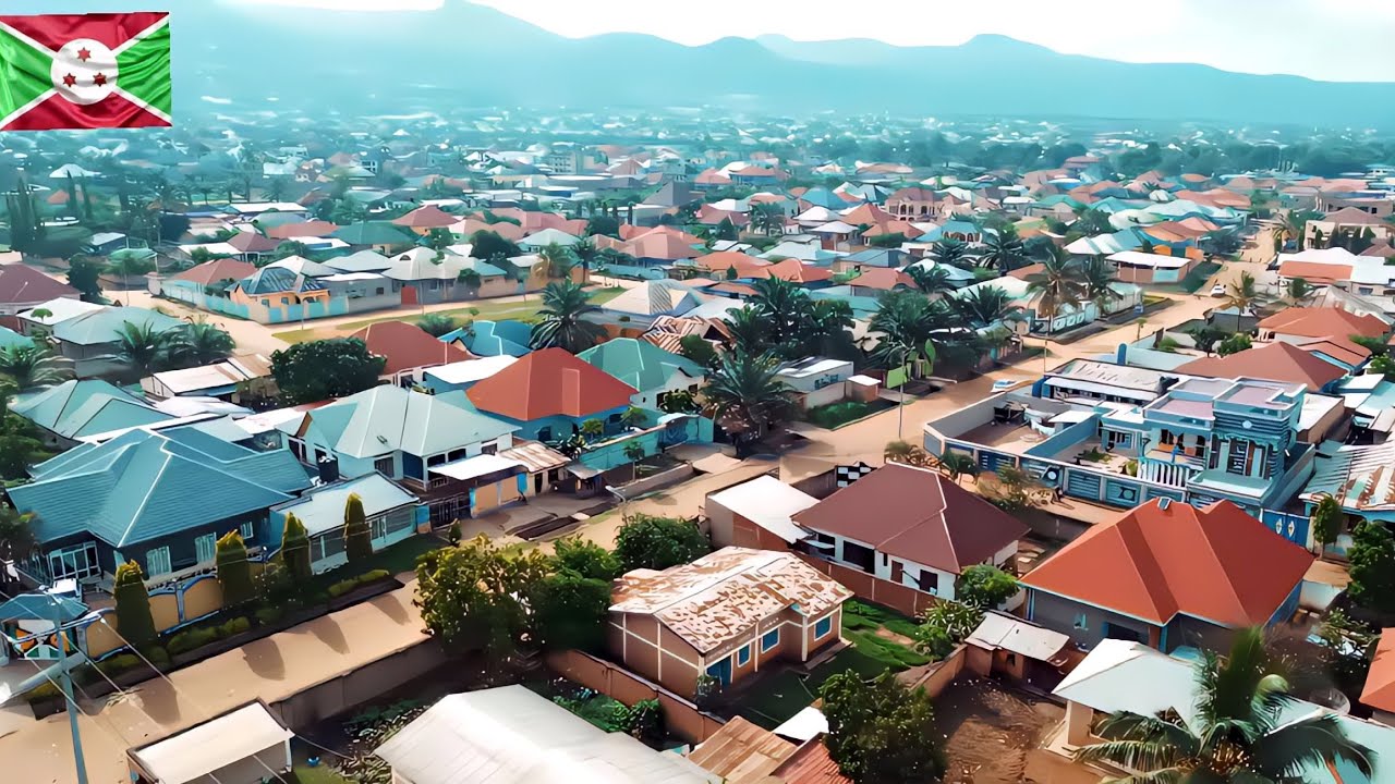 QUARTIER CARAMA, Bujumbura Burundi: Drone and Street Adventures [4K]