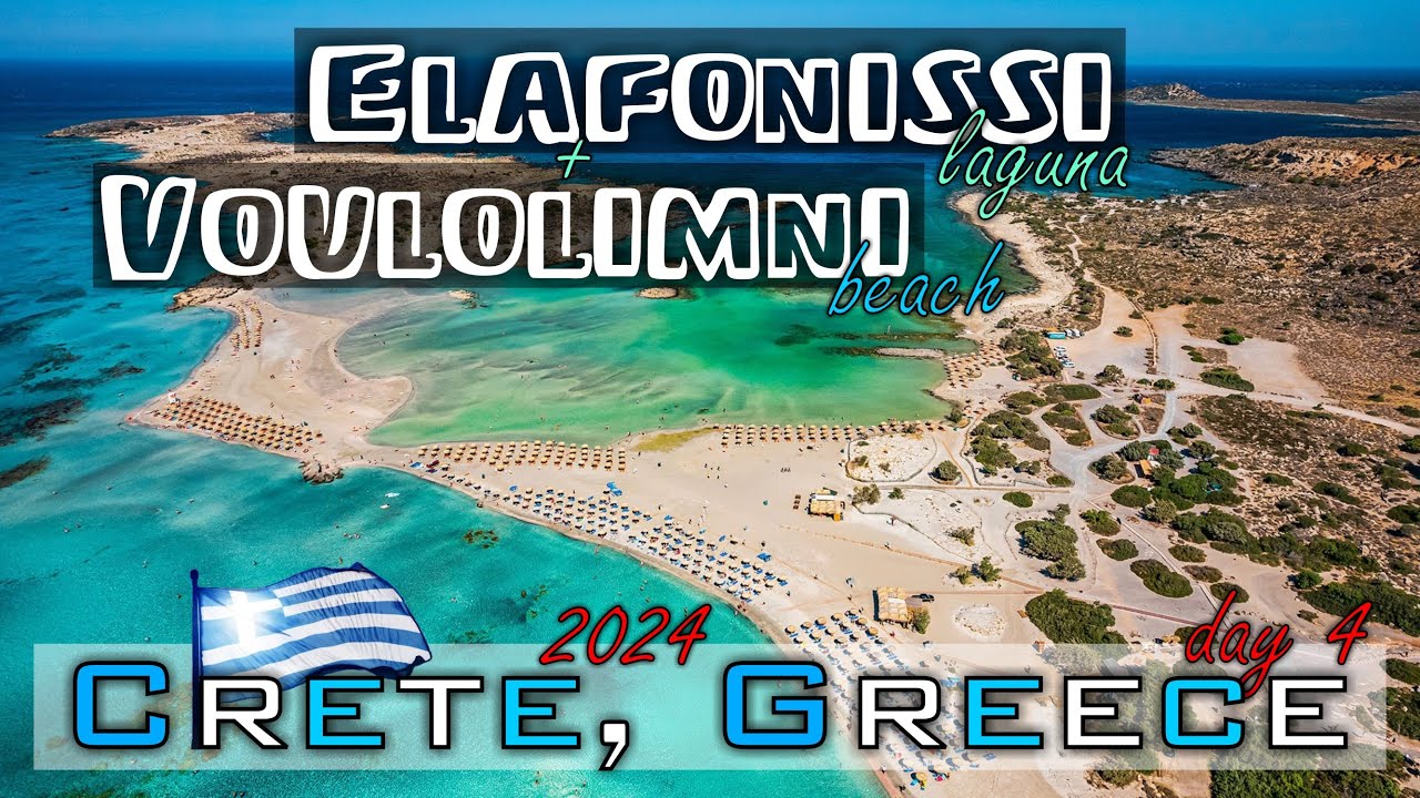CRETE, Greece 2024 day 4 - Elafonissi & Voulolimni beach