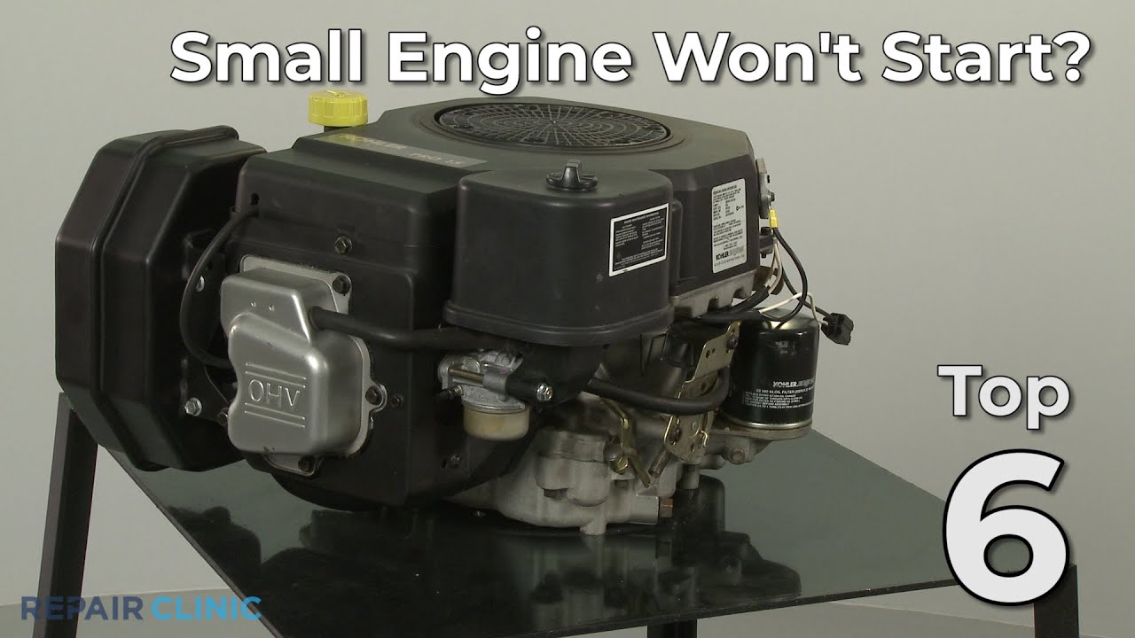 Top Reasons Small Engine Won't Start &mdash; Small Engine Troubleshooting