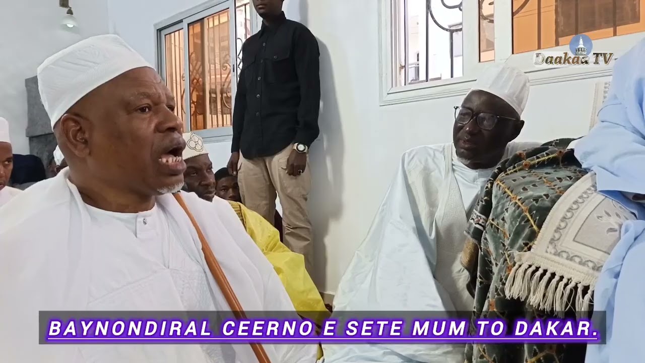 Baynondiral Ceerno e sete mum to Dakar.
