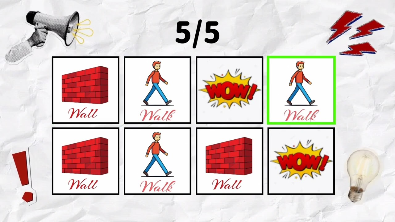 SAY THE WORD ON BEAT. LEVEL 1-3