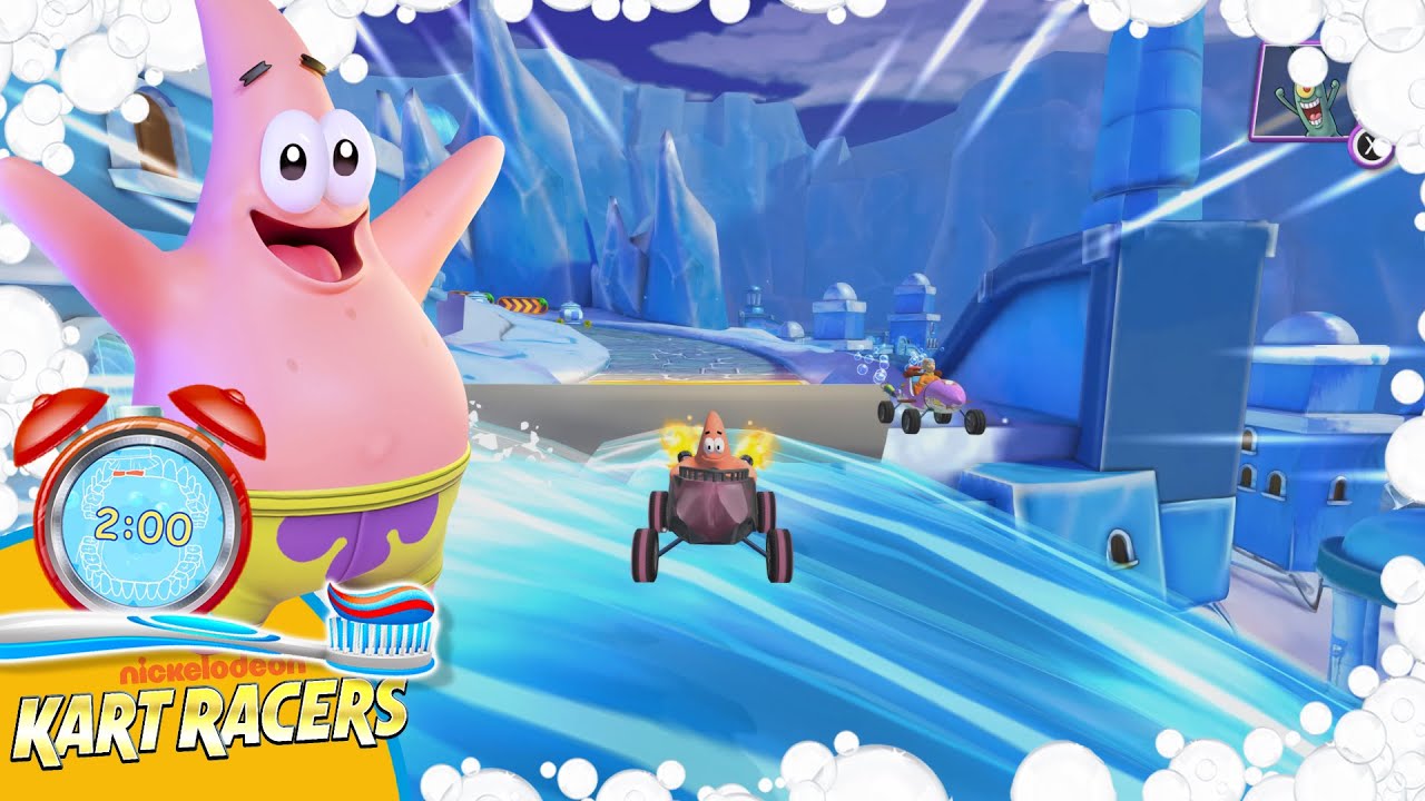 Patrick Star Spongebob Squarepants 2 Minute Action Racer  Toothbrush timer with Music