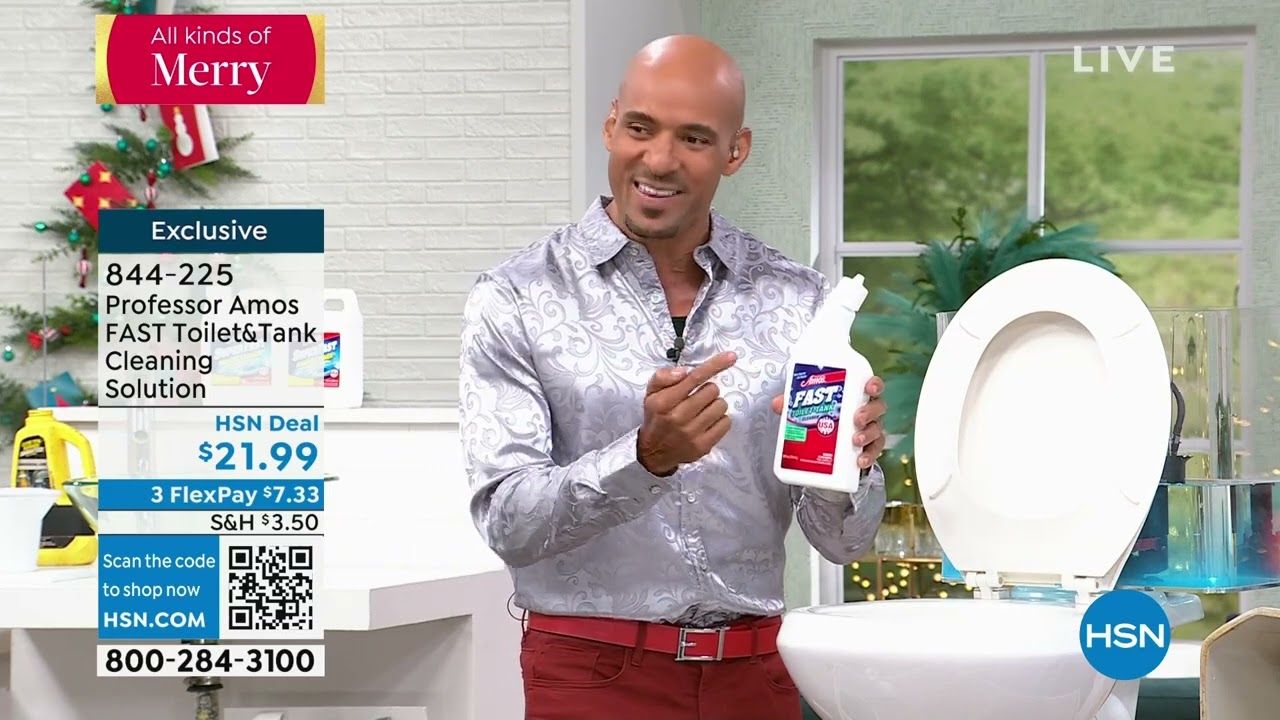 Professor Amos FAST Toilet   Tank Cleaning Solution