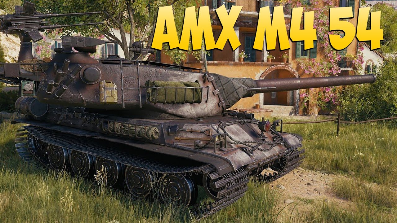 AMX M4 54 - 3 Фрагов 9.8K Урона - Стал хуже? - Мир Танков