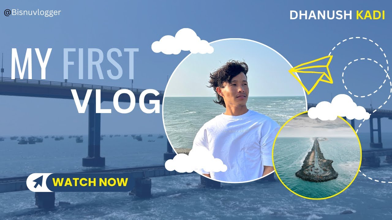 My First Vlog | Dhanushkodi Last Land of India 🌊 | Rameshwaram Travel Vlog