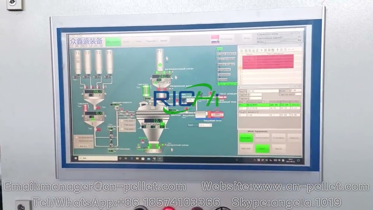2TPH Floating Fish Feed Plant Built in Russia | RICHI Machinery Project