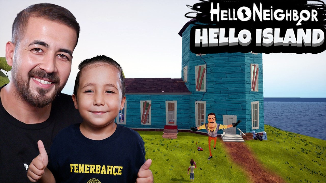 BIYIKLININ GİZLİ ADADAKİ EVİ! 😱 | Hello Neighbor Mod | Hello Island