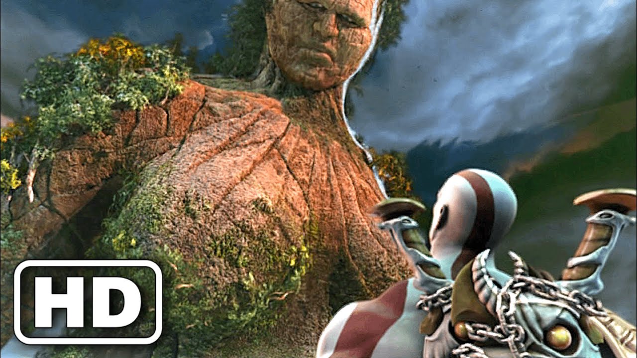 Kratos Travels Back In Time To Destroy All Gods Scene - God of War 2 (4K ULTRA HD)