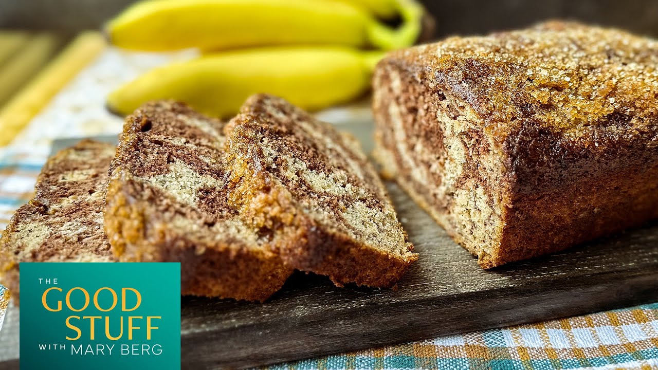 Chocolate swirl banana bread | The Good Stuff with Mary Berg
