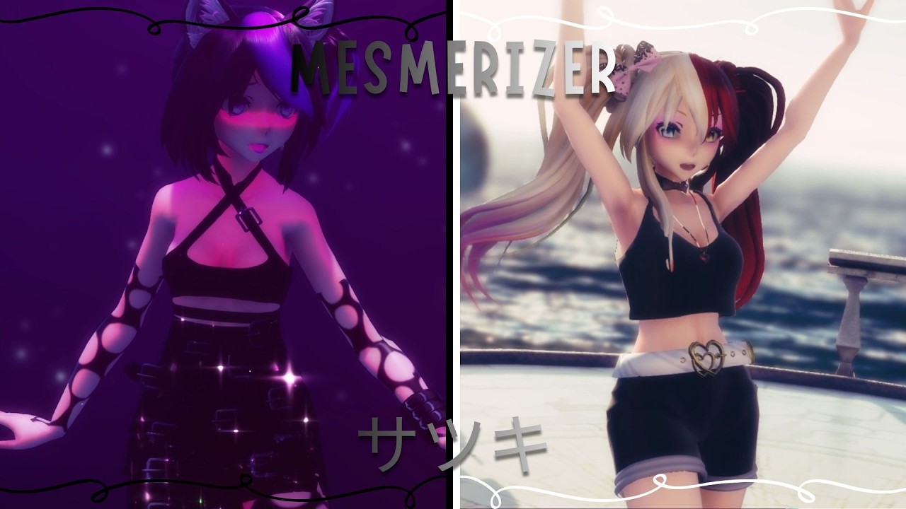 [MMD x Friend x Me] Mesmerizer ~ サツキ (feat. Hatsune Miku & Kasane Teto)