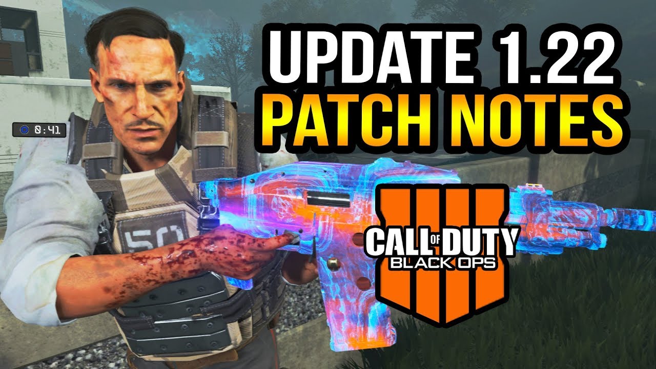 Black Ops 4 - New Update 1.22 Patch Notes (Huge Changes)