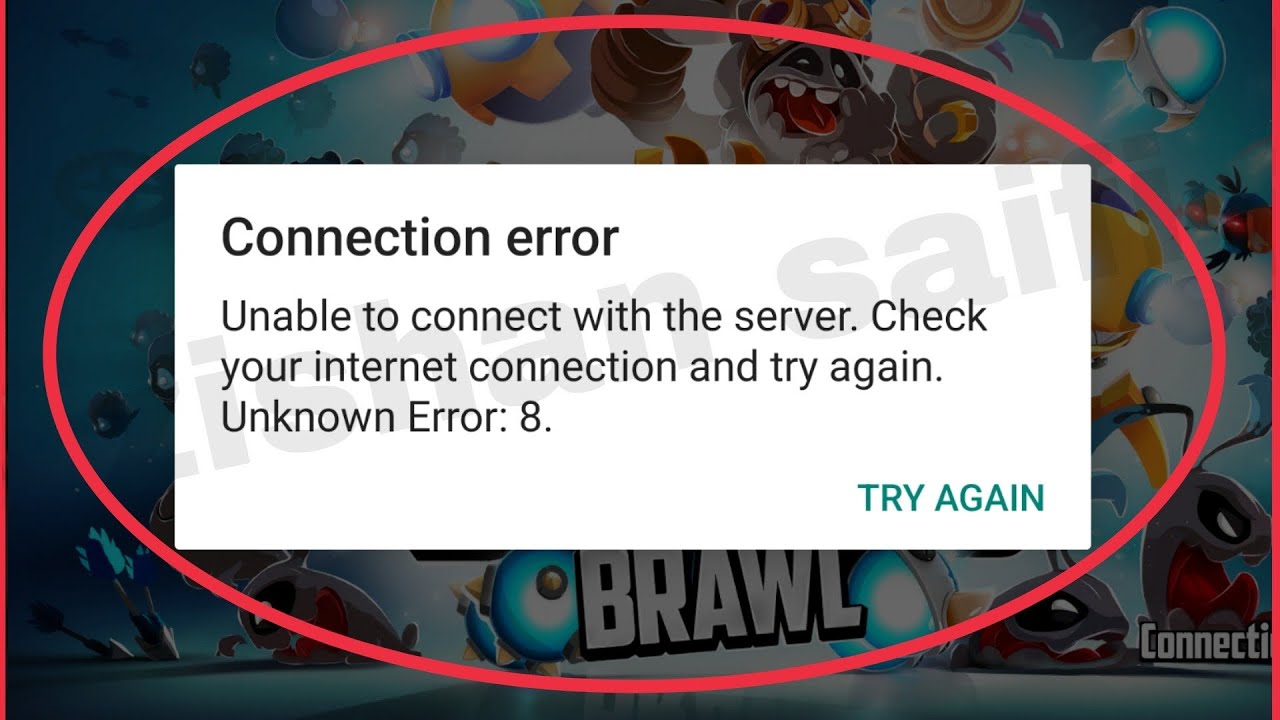 Badland brawl Fix Unable to connect with the server. Check your internet connection Problem Solve