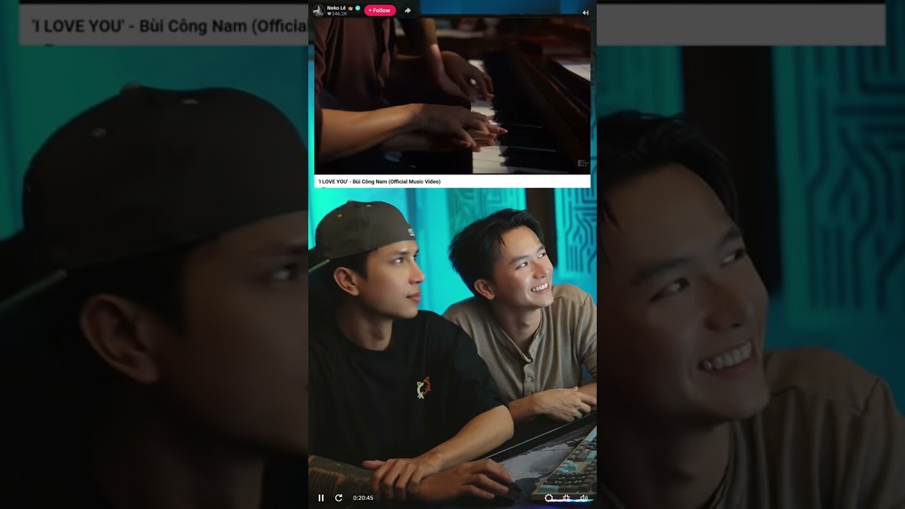 Nam livestream reaction MV I Love You cùng Neko