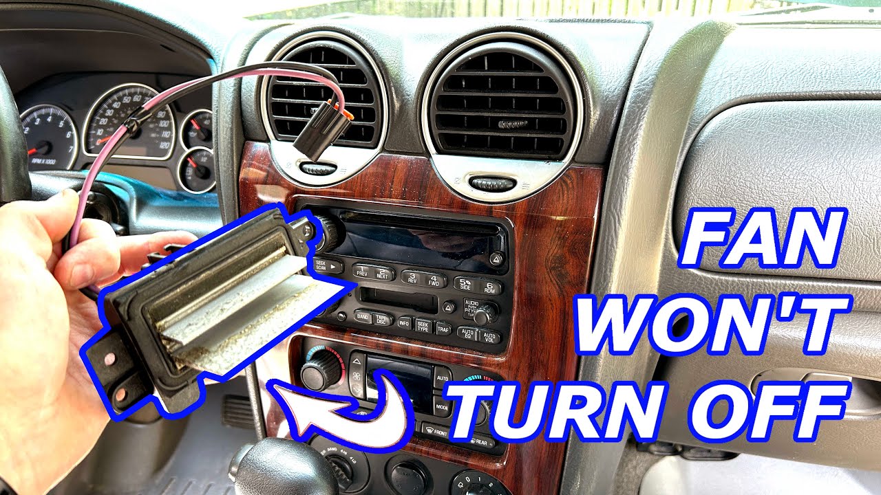2004 GMC ENVOY HOW TO REPLACE BLOWER CONTROL MODULE