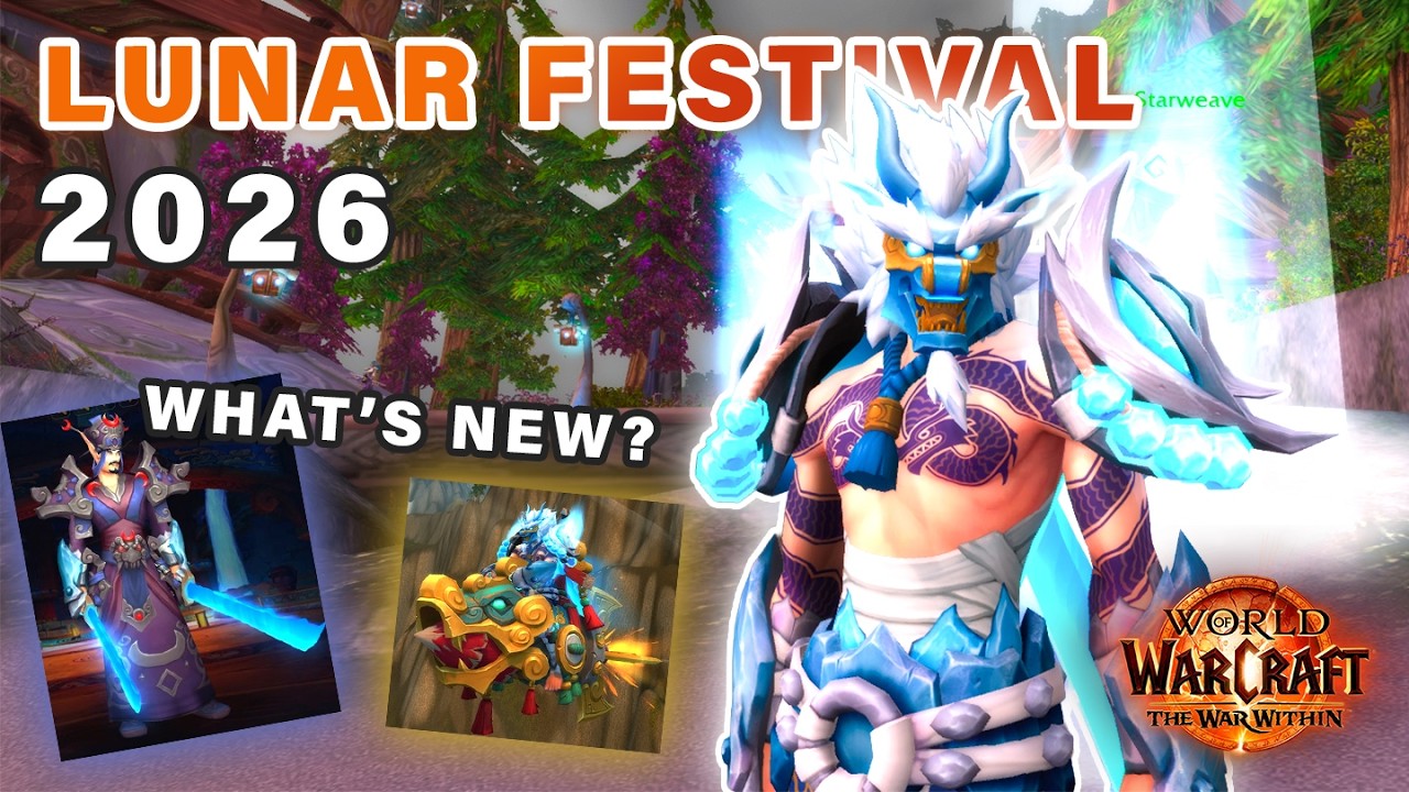 Все новинки Лунного фестиваля WoW 2026 ► World of Warcraft