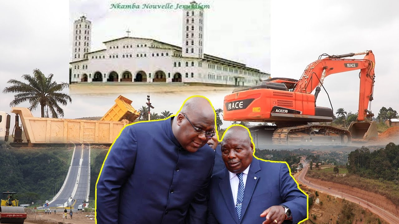 EVOLUTION DES TRAVAUX DE LA ROUTE DE LA PASSION A NKAMBA