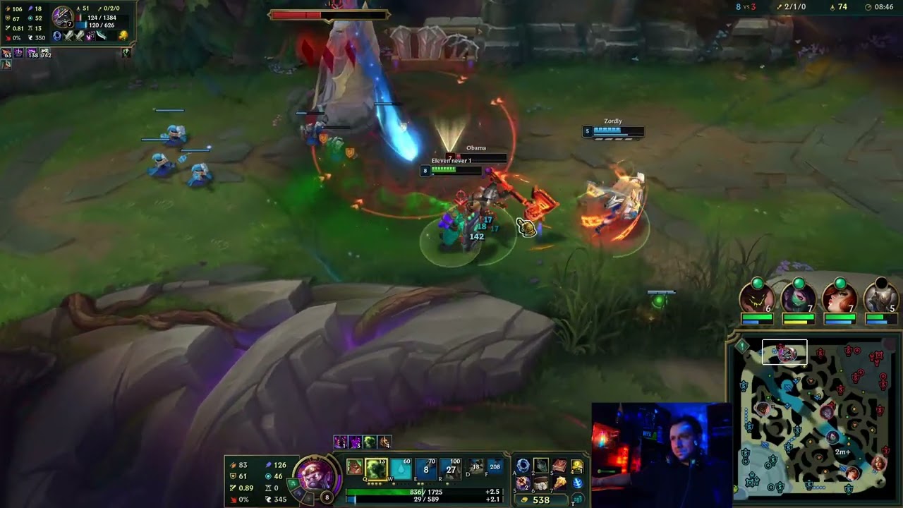 Singed vs Nasus! GAME INTO GOLD THANKS OBAMA!!!!!!!! LFG!!!!!!!!