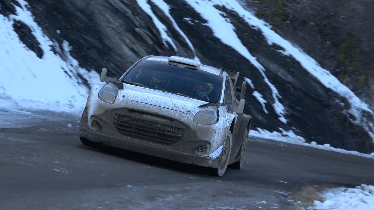 Test Rallye Monte Carlo 2026 | Jon Armstrong & Romet Jurgenson | Ford M-Sport Rally1 & Rally2