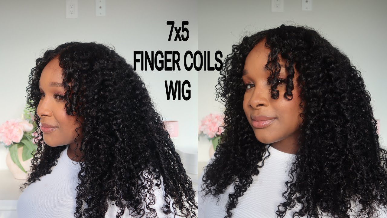 You NEED This!!! NEW Finger COIL WIG | GLUELESS Install Beginner Friendly Ft. UNice Hair