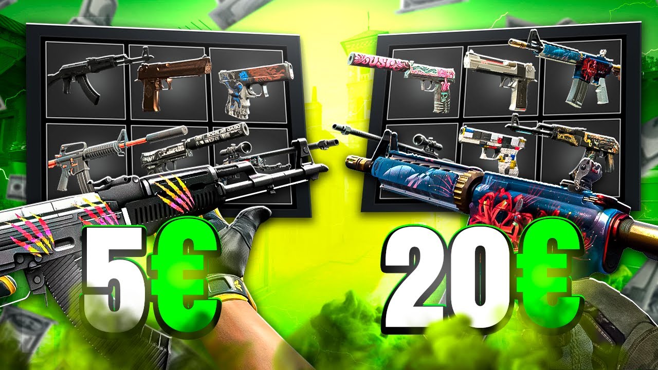 ✅TOP INVENTARIOS BARATOS EN CS2 | 5$, 10$ Y 20$ DE INVENTARIO EN CS2