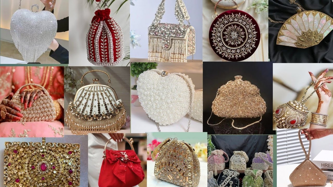 Luxury clutch purse bags design 2024 /prom clutch ideas /wedding clutch design /bridal purse designs