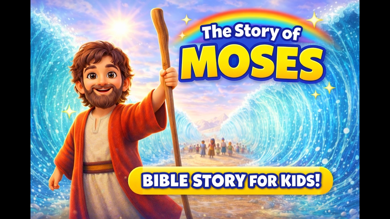 The Story of Moses | A Gentle Bible Story for Kids (Safe for Toddlers) #bible #biblestory