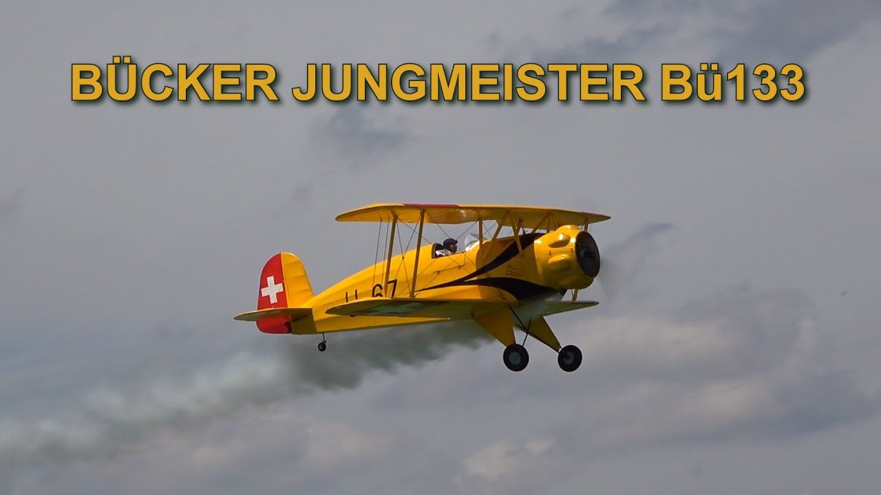 R/C B&uuml;cker Jungmeister B&uuml;133 scale 1:2 / Moki 300ccm