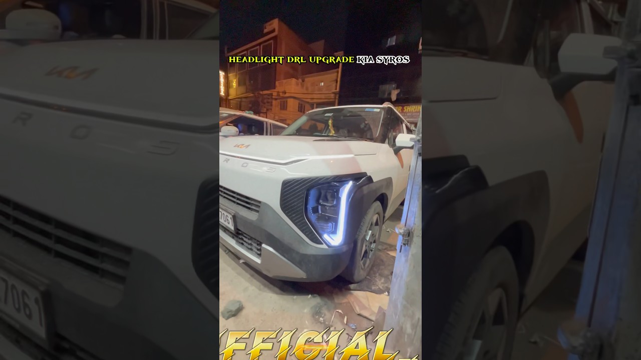 HEADLIGHT DRL UPGRADE KIA SYROS #kia #kiasyros #kia #syros #kiacarnival2025