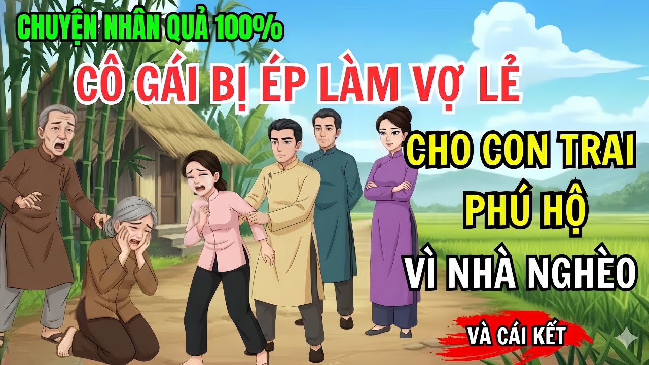 Chuyện Nhân Quả 100%: Cô Gái Bị Ép Làm Vợ Lẻ Cho Con Trai Phú Hộ Vì Nhà Nghèo Và Cái Kết.