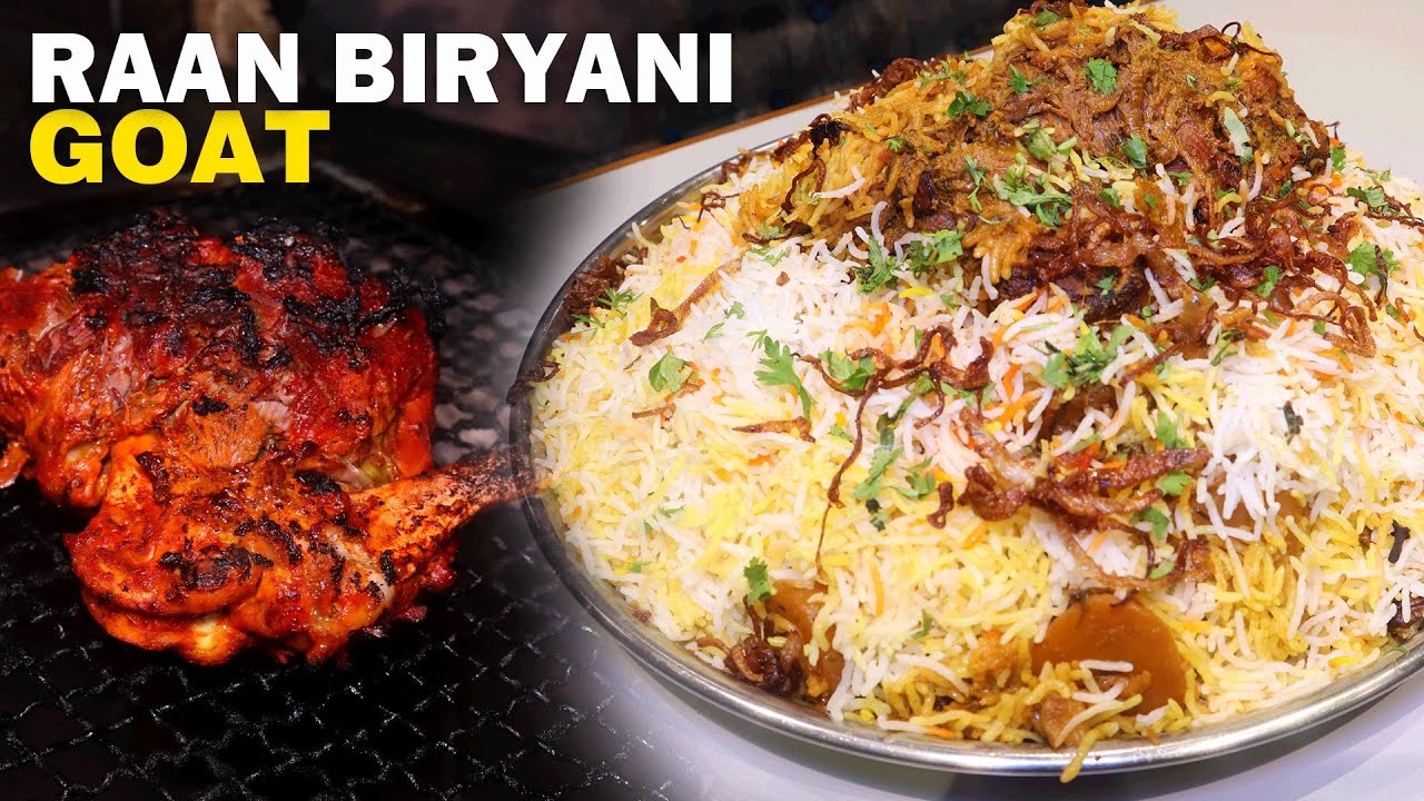 Dawato wala Mutton Raan Biryani Recipe shared by Mashaallah Cuisines Mohammed Ali Road Mumbai