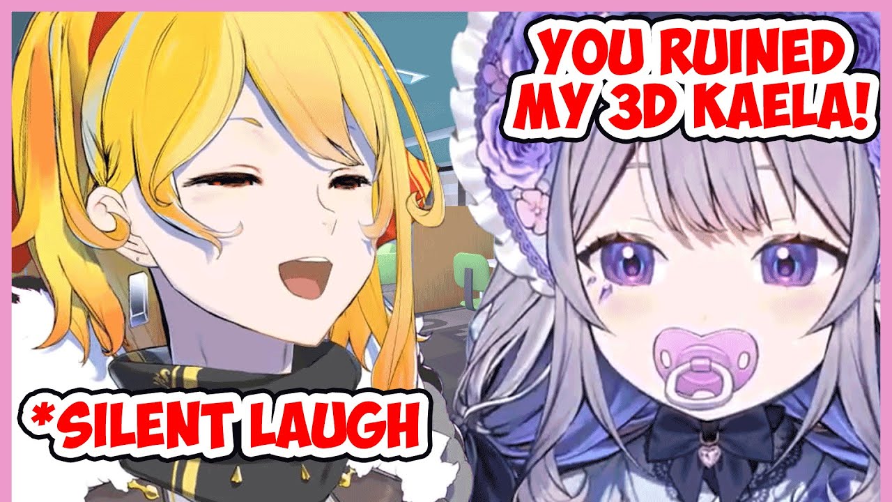 Even in 3D Biboo and Kaela can't stop arguing [Biboo/HololiveEN]