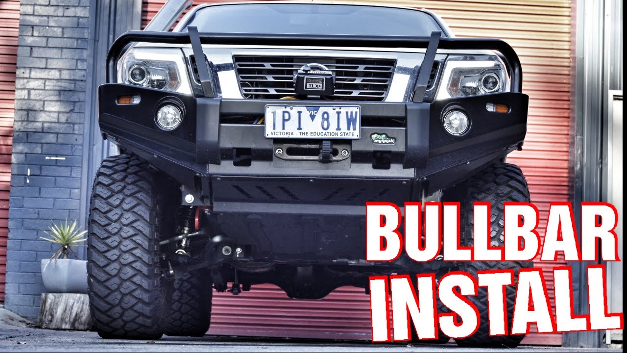 This NP300 Bullbar Is Epic! Ironman Bar Install And Review  #ShedSessions #NP300