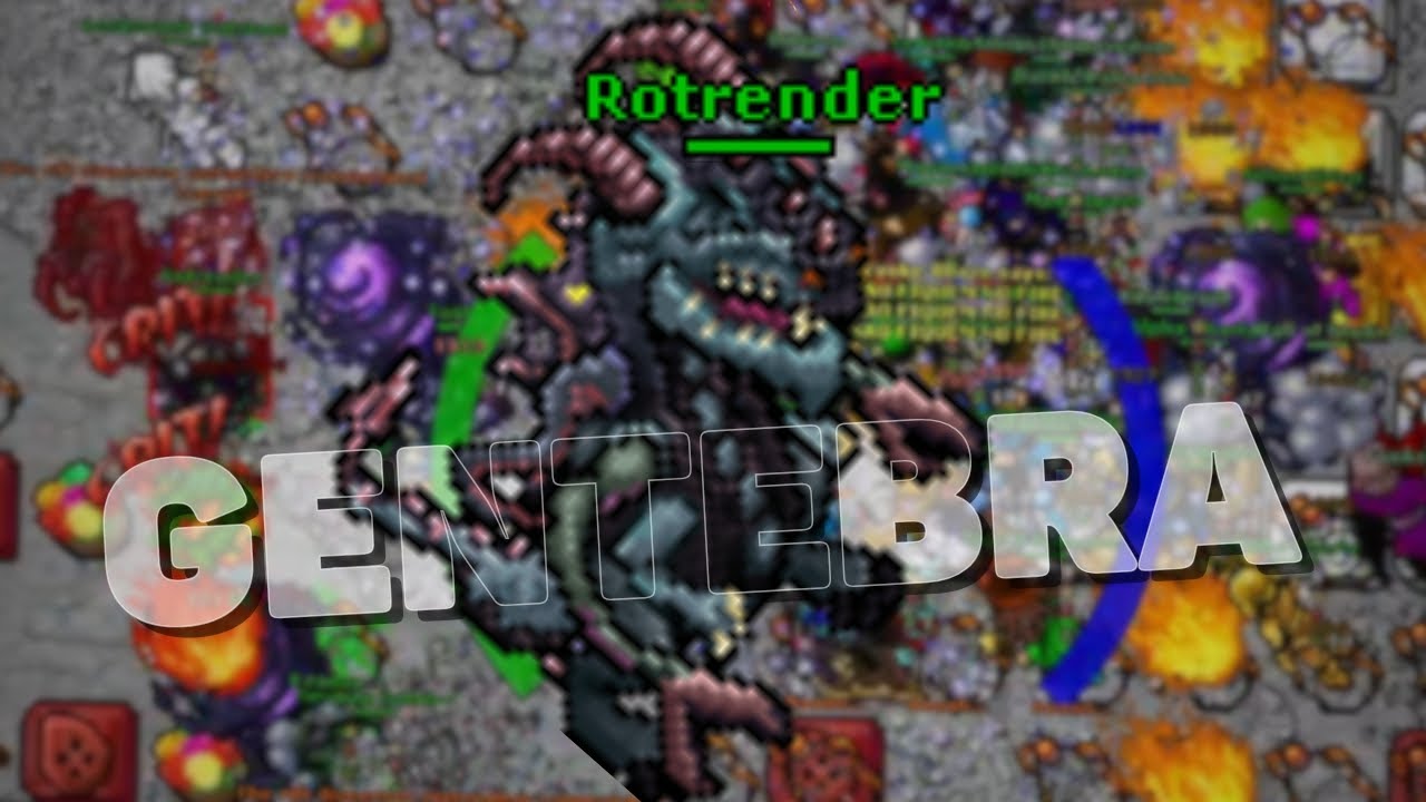 O BOSS MORTO 1 VEZ NO TIBIA! I HOJE AP&Oacute;S 3 HORAS DO BOSS ROTRENDER EM GENTEBRA ... @UrsinhaClips