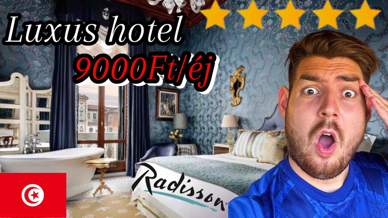 LUXUSHOTEL 9000 Ft-ért (5 csillag) 🇹🇳 Tunézia
