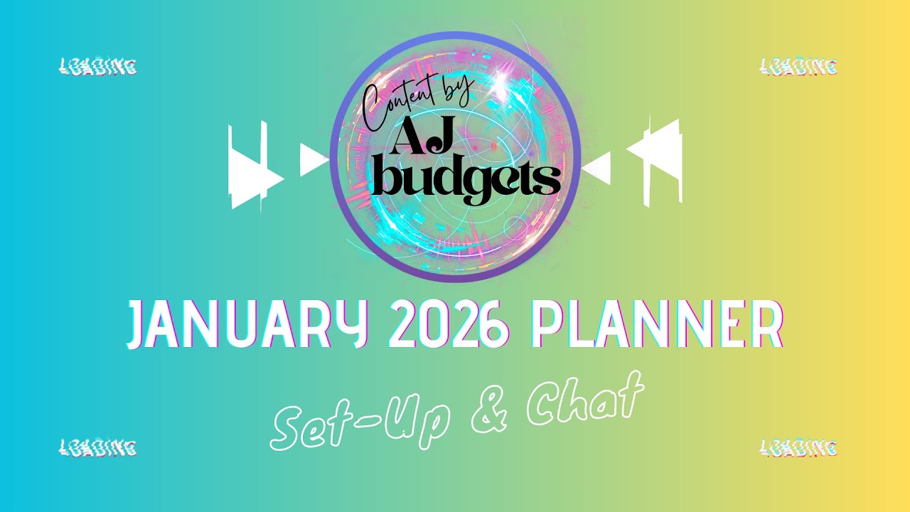 ✨📒January 2026 Planner Set-Up & Chat  📒✨