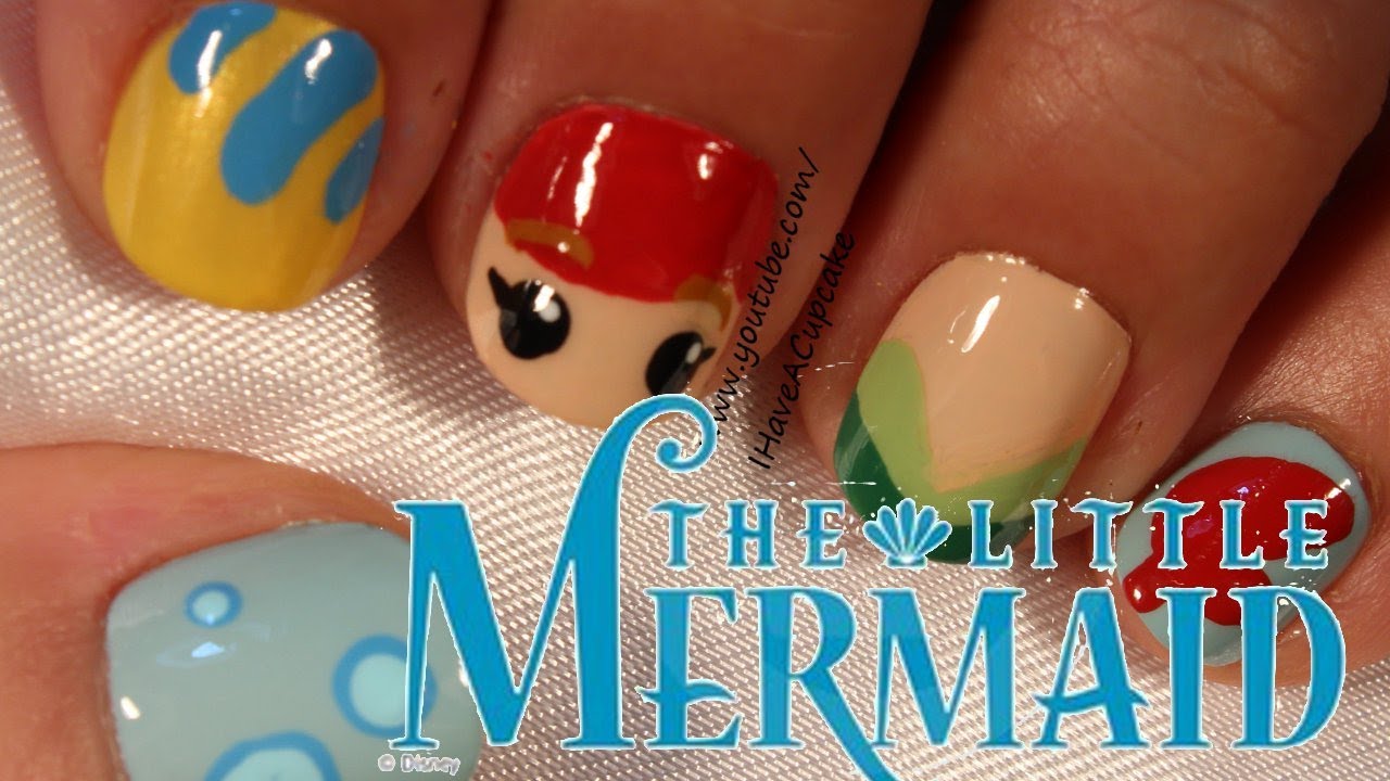 Little Mermaid Nail Art