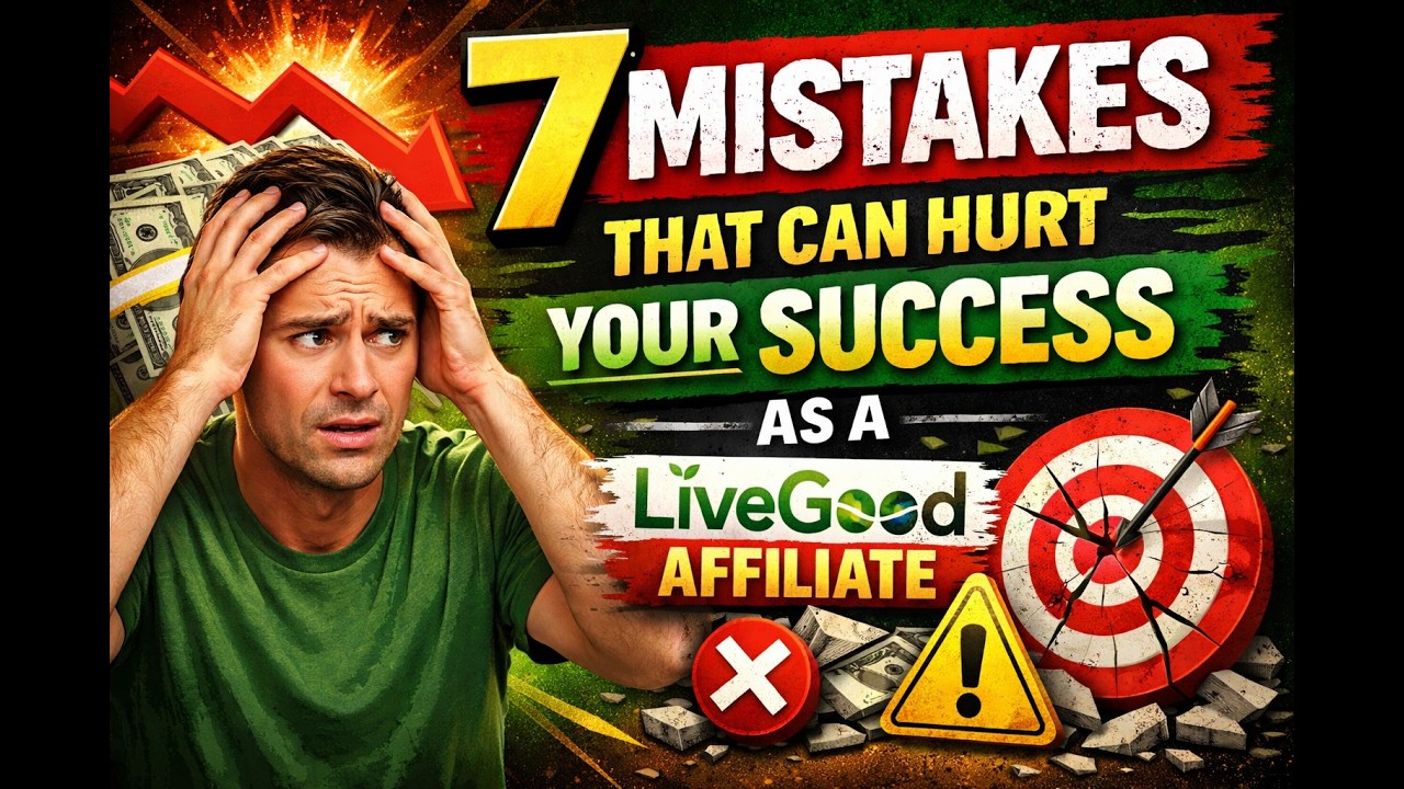 7 Mistakes That Can Hurt Your Success as a LiveGood Affiliate