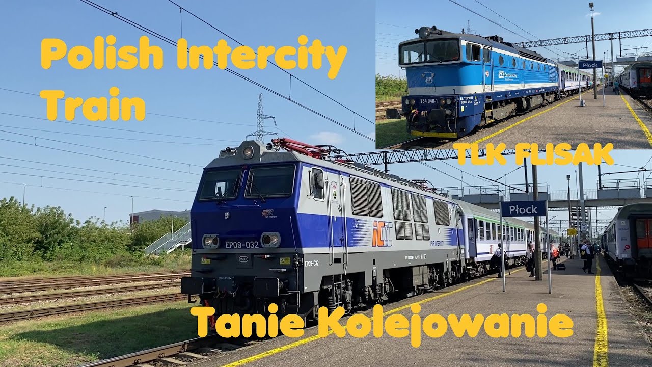 IC 45102 TLK FLISAK Katowice - Grudziądz -  Gdynia Główna - Polish Intercity Train Tanie Kolejowanie